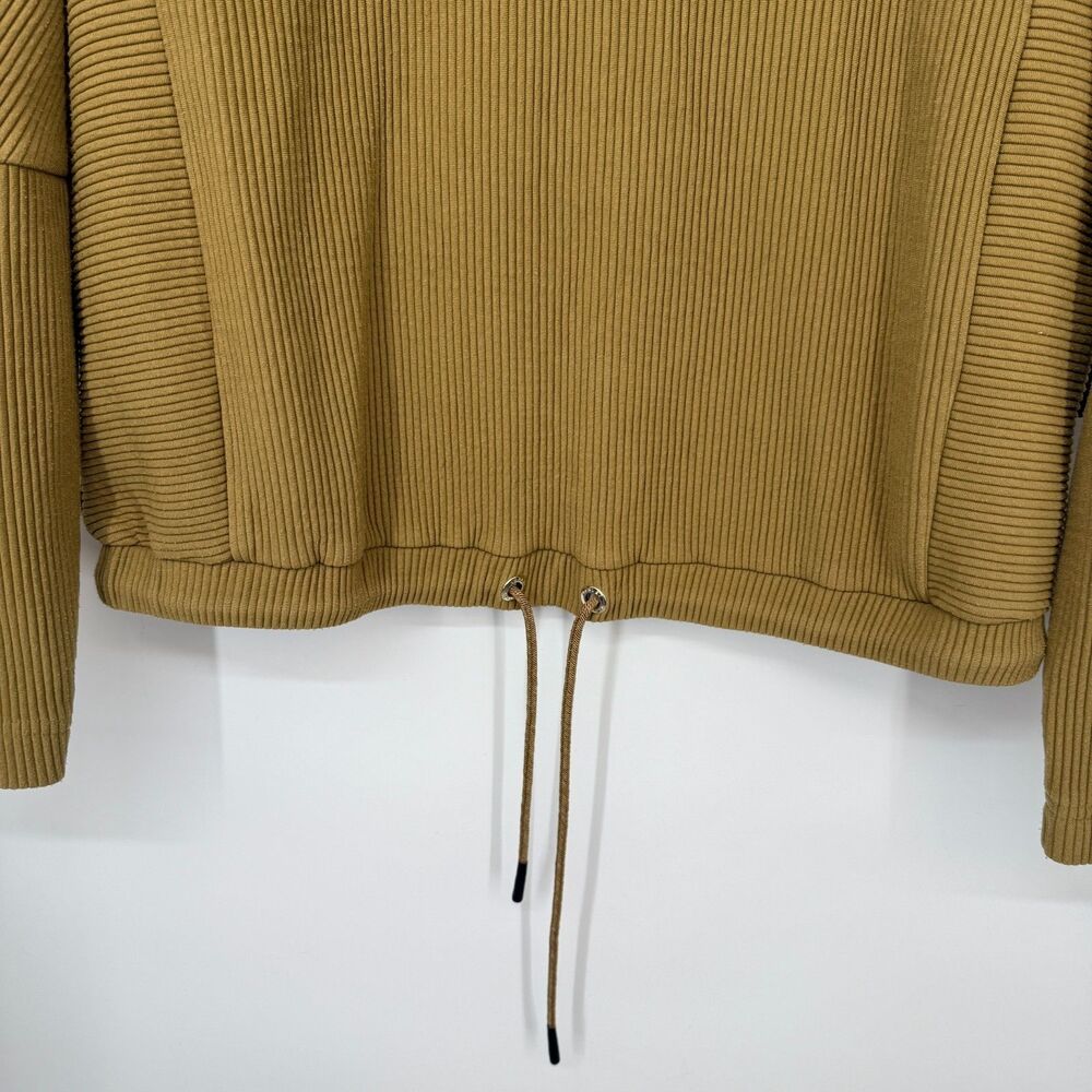 Varley Cowl Neck Charles Sweatshirt Ribbed Pullover Tie Bottom Yoga Cozy Women S - Picture 3 of 13